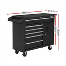 Giantz 6 Drawer Tool Box Chest Cabinet Toolbox Storage Garage Organiser Wheels - RnR Galore
