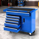 Giantz 6 Drawer Tool Chest Trolley Cabinet Cart Toolbox Storage Organiser Wheels - RnR Galore