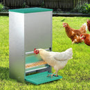 Giantz Automatic Chicken Feeder Port Coop Chick Poultry Treadle Self Opening - RnR Galore