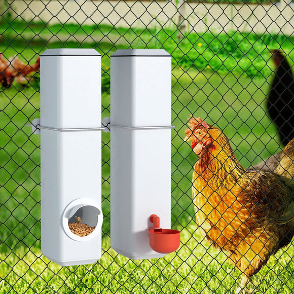 Giantz Chicken Feeder 4L Water Dispenser Automatic Waterer - RnR Galore