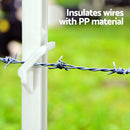 Giantz Electric Fence Posts 20pcs Electric Fence Poly White - RnR Galore