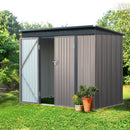 Giantz Garden Shed 2.31x1.31M Sheds Outdoor Storage Tool Metal Workshop Shelter Double Door - RnR Galore