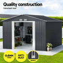 Giantz Garden Shed 3x3M Outdoor Storage Tool Workshop House Shelter - RnR Galore