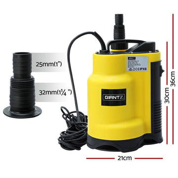 Giantz Garden Water Submersible Pump 750W Dirty Bore Sewerage Tank Well Steel - RnR Galore