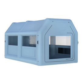 Giantz Inflatable Spray Booth 4X3M Car Paint Tent Filter System Blower - RnR Galore
