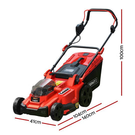 Giantz Lawn Mower 37cm Cutting Width Cordless 40V Electric Lawnmower - RnR Galore
