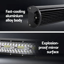Giantz LED Driving Light 28 Inch Flood Spot Light Bar Driving Lamp Offroad Truck - RnR Galore