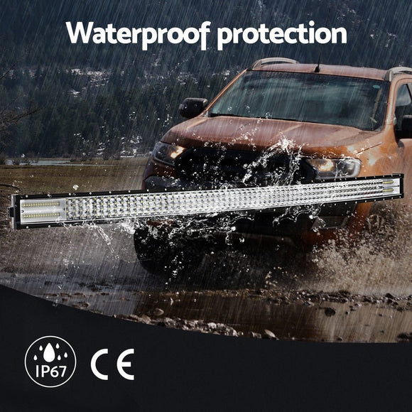 Giantz LED Driving Light 50 Inch Flood Spot Light Bar Driving Lamp Offroad Truck - RnR Galore