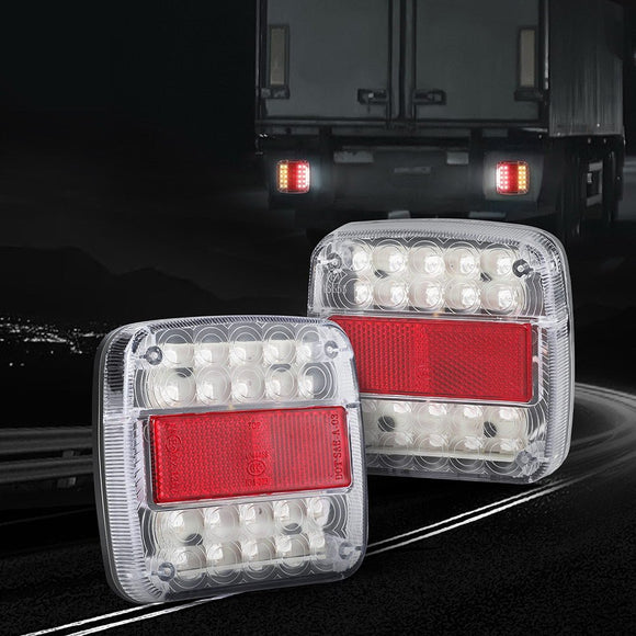 Giantz Pair 26 LED Tail Lights Stop Reverse Indicator 12V Ute Trailer Truck - RnR Galore
