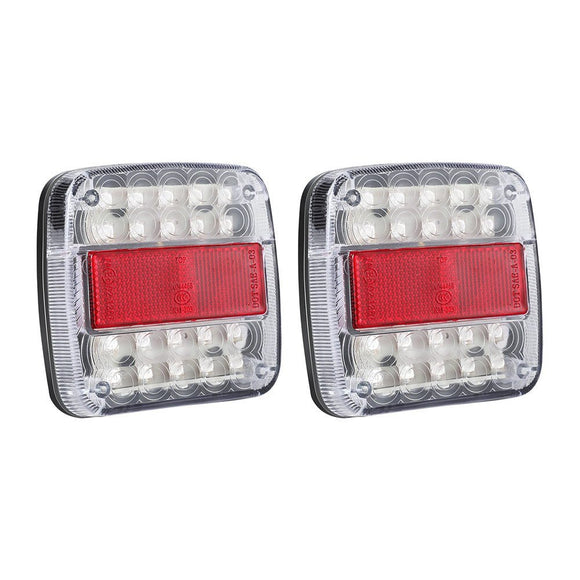 Giantz Pair 26 LED Tail Lights Stop Reverse Indicator 12V Ute Trailer Truck - RnR Galore
