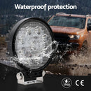 Giantz Pair LED Driving Lights 4.5 Inch Flood Spot Lights Car Truck SUV 12V 24V - RnR Galore
