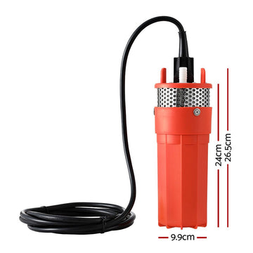 Giantz Submersible Solar Water Pump 24V 70M Head Deep Well Bore Self - priming - RnR Galore