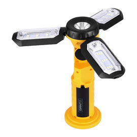 Giantz Work Light Rechargeable USB Cordless LED Lamp Hook Rotation Folding - RnR Galore