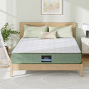 Giselle 25cm Memory Foam Mattress Dual Layer Zipper Cover Cool Charcoal Foam Mattresses Double - RnR Galore