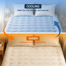 Giselle 5cm Mattress Topper Pillowtop toppers Double - Sided Double - RnR Galore