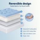 Giselle 5cm Mattress Topper Pillowtop toppers Double - Sided Single - RnR Galore