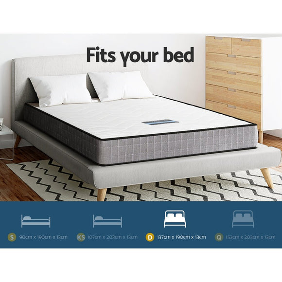 Giselle Bedding 13cm Mattress Tight Top Double - RnR Galore