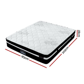 Giselle Bedding 28cm Mattress Super Firm King - RnR Galore
