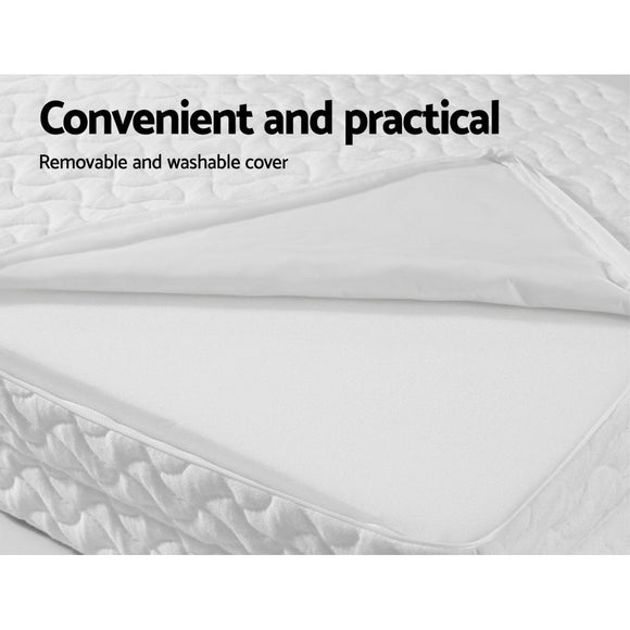 Giselle Bedding Foldable Mattress Folding Foam Cot Bed White - RnR Galore
