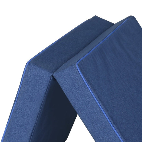 Giselle Bedding Foldable Mattress Folding Foam Single Blue - RnR Galore