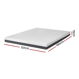 Giselle Bedding Memory Foam Mattress Bed Cool Gel Non Spring 15cm Double - RnR Galore