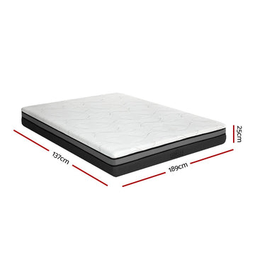 Giselle Bedding Memory Foam Mattress Bed Cool Gel Non Spring 25cm Double - RnR Galore