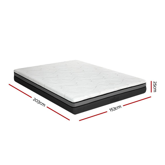 Giselle Bedding Memory Foam Mattress Bed Cool Gel Non Spring 25cm Queen - RnR Galore