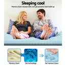 Giselle Bedding Memory Foam Mattress Topper 7 - Zone 8cm Single - RnR Galore