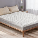 Giselle Bedding Memory Foam Mattress Topper 7 - Zone Airflow Pad 8cm King White - RnR Galore