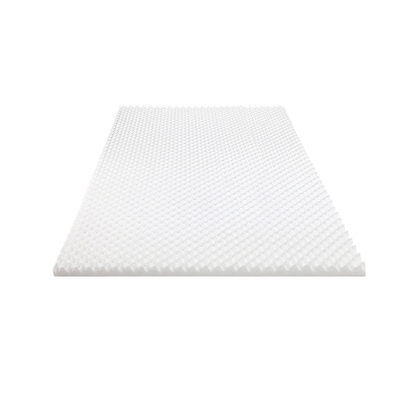 Giselle Bedding Memory Foam Mattress Topper Egg Crate 5cm King - RnR Galore