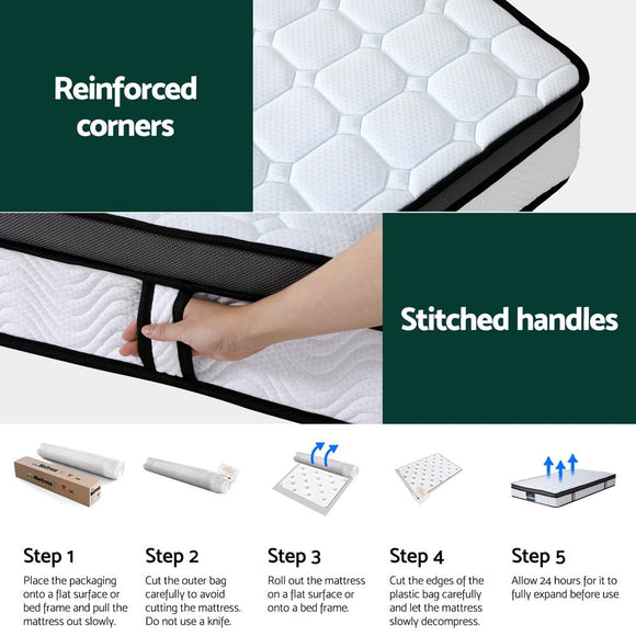 Giselle Mattress Cool Gel Foam 25cm King Single - RnR Galore