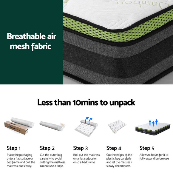 Giselle Mattress Cool Gel Foam 30cm King - RnR Galore