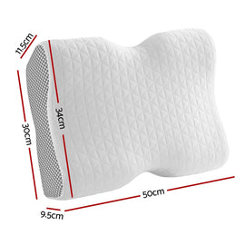 Giselle Memory Foam Pillow Contour Neck - RnR Galore