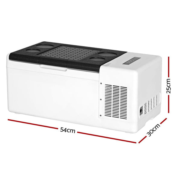 Glacio Camping Fridge 15L Portable Bar Fridges Freezer 12V/24V/240V - RnR Galore