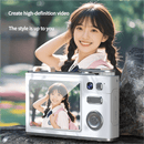 Glitter Sand Design 64MP HD Digital Camera with LED Fill Light & Auto Focus(purple) - RnR Galore