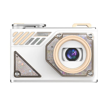 Glitter Sand Design 64MP HD Digital Camera with LED Fill Light & Auto Focus(white) - RnR Galore