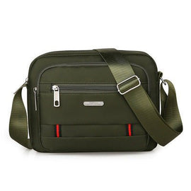 Green Dual - Style Men's Oxford Cloth Crossbody Bag Bundle - Oxford Cloth Business Shoulder Bag, Multi - Functional Large Capacity, Fits 8 - inch Tablet - RnR Galore