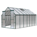 Green Fingers Greenhouse 4.43x2.44x2.15M Aluminium Polycarbonate Green House Garden Shed - RnR Galore