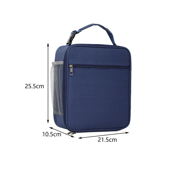 Green Insulated Lunch Bag with Shoulder Strap - Portable & Large Capacity Thermal Bento Tote - RnR Galore