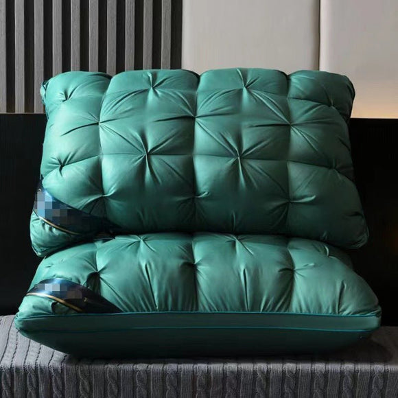 Green Luxury Adjustable Bed Pillow Set (2 - Pack) - Hotel Quality Down Alternative for Ultimate Neck Support & Comfort - RnR Galore