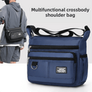 Green Men's Waterproof Oxford Cloth Crossbody Bag - Durable Anti - Theft Shoulder Backpack for Business, Travel & 10 - inch Tablet - RnR Galore