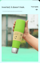 Green Premium 304 Stainless Steel Vacuum Insulated Water Bottle - 532ml Large Capacity Sports Flask with 12 - 24 Hour Thermal Retention, Leak - Proof Portable Travel Mug for Gym, Office, Car and Outdoor Activities - RnR Galore