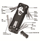Green Versatile 16 - in - 1 Bike & Motorcycle Multi - Tool - Portable Repair Kit with Adjustable Wrench - RnR Galore
