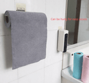 Grey 4 - Roll Pack, 80 Sheets Reusable Tear - Off Microfiber Cleaning Cloths - Non - Stick Oil & Absorbent Kitchen Wipes - RnR Galore