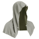 Grey 5 - Pack Instant Cooling Towel Set - UPF Sun Protection Hooded Ice Towels for Sports & Outdoor Activities - RnR Galore