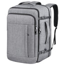 Grey Expandable 17 - Inch Laptop Travel Backpack with USB Port - Durable TSA Friendly Carry - on Luggage Bag - RnR Galore