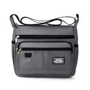 Grey Men's Waterproof Oxford Cloth Crossbody Bag - Durable Anti - Theft Shoulder Backpack for Business, Travel & 10 - inch Tablet - RnR Galore