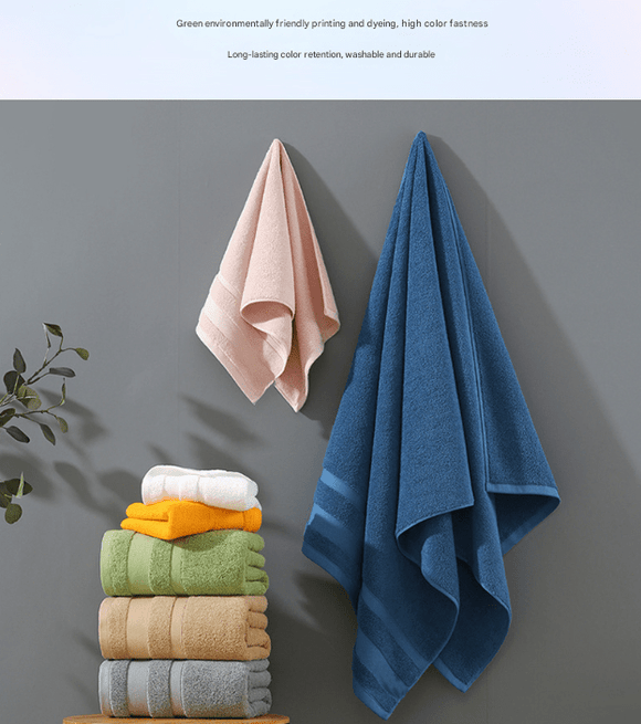 Grey Premium 3 - Piece 100% Cotton Towel Set - Ultra Soft, Absorbent & Quick - Dry for Bathroom - RnR Galore