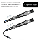 Grey Professional 115 - in - 1 Precision Screwdriver Set - Magnetic Repair Tool Kit for PC, Laptop, Phone & Electronics - RnR Galore