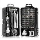 Grey Professional 115 - in - 1 Precision Screwdriver Set - Magnetic Repair Tool Kit for PC, Laptop, Phone & Electronics - RnR Galore